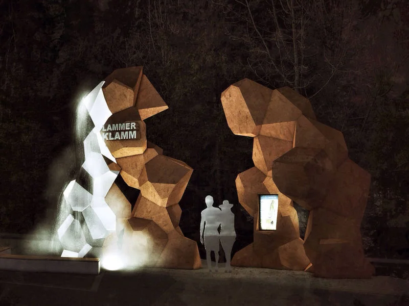 Skulptur Lammerklamm – Projektfoto 4