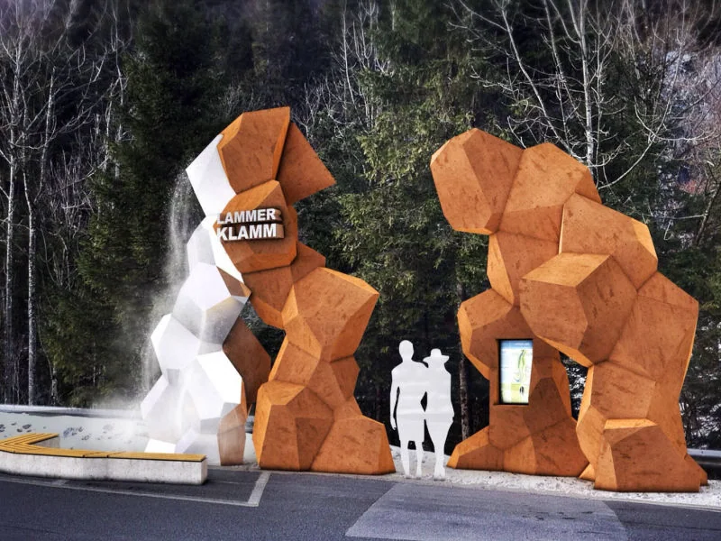 Skulptur Lammerklamm – Projektfoto 1