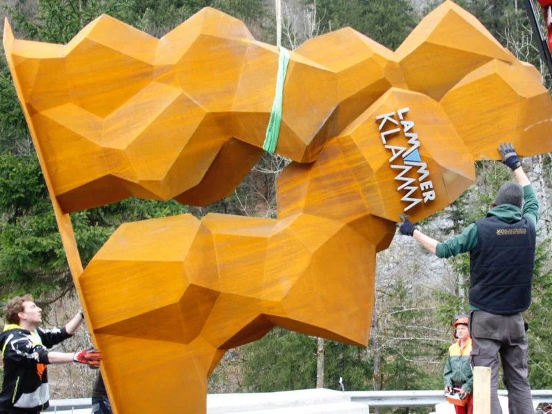 Skulptur Lammerklamm – Projektfoto 5